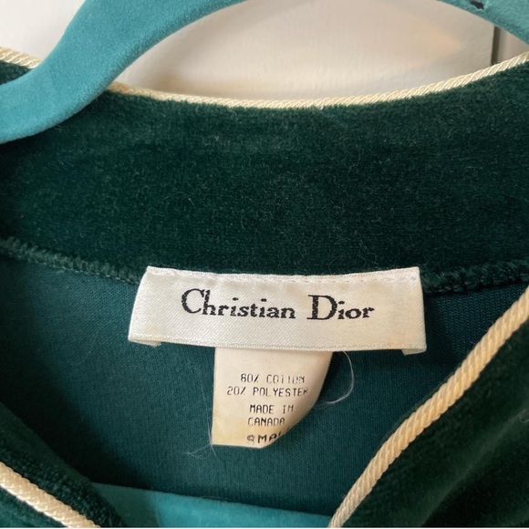 Vintage Christian Dior House Coat Robe CD Dress Jacket - Picture 6 of 6